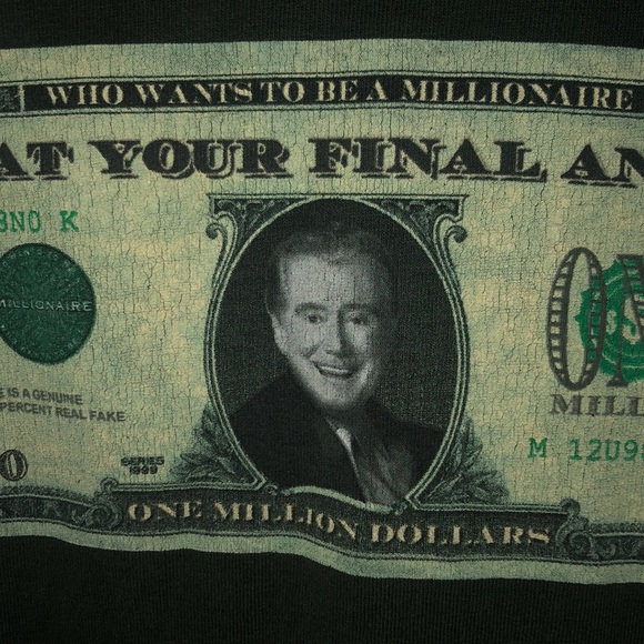 Vintage 90s “who wants to be a millionaire”? Tee - Picture 4 of 11